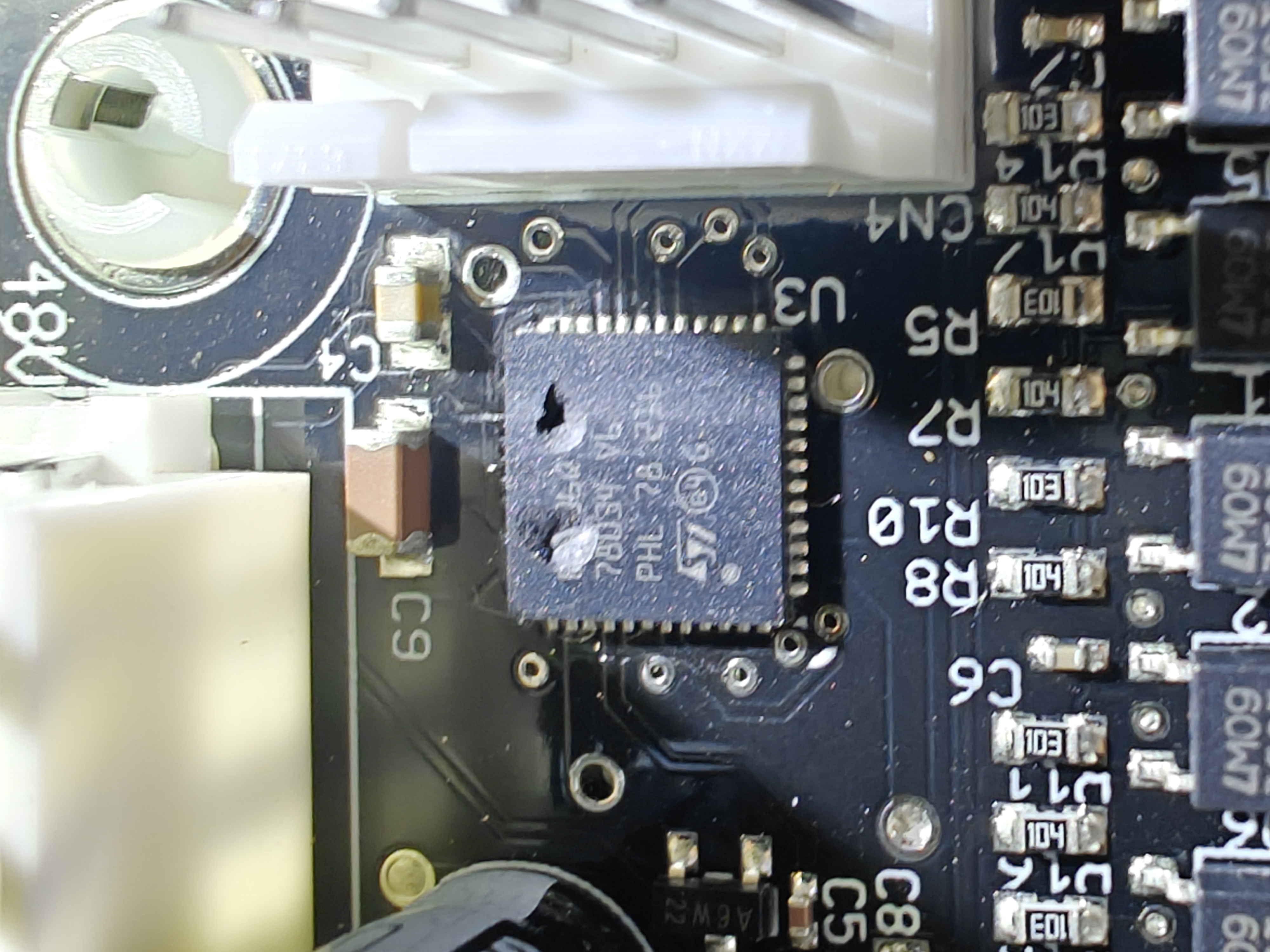 Guardians of the Galaxy Groot motor driver board damage