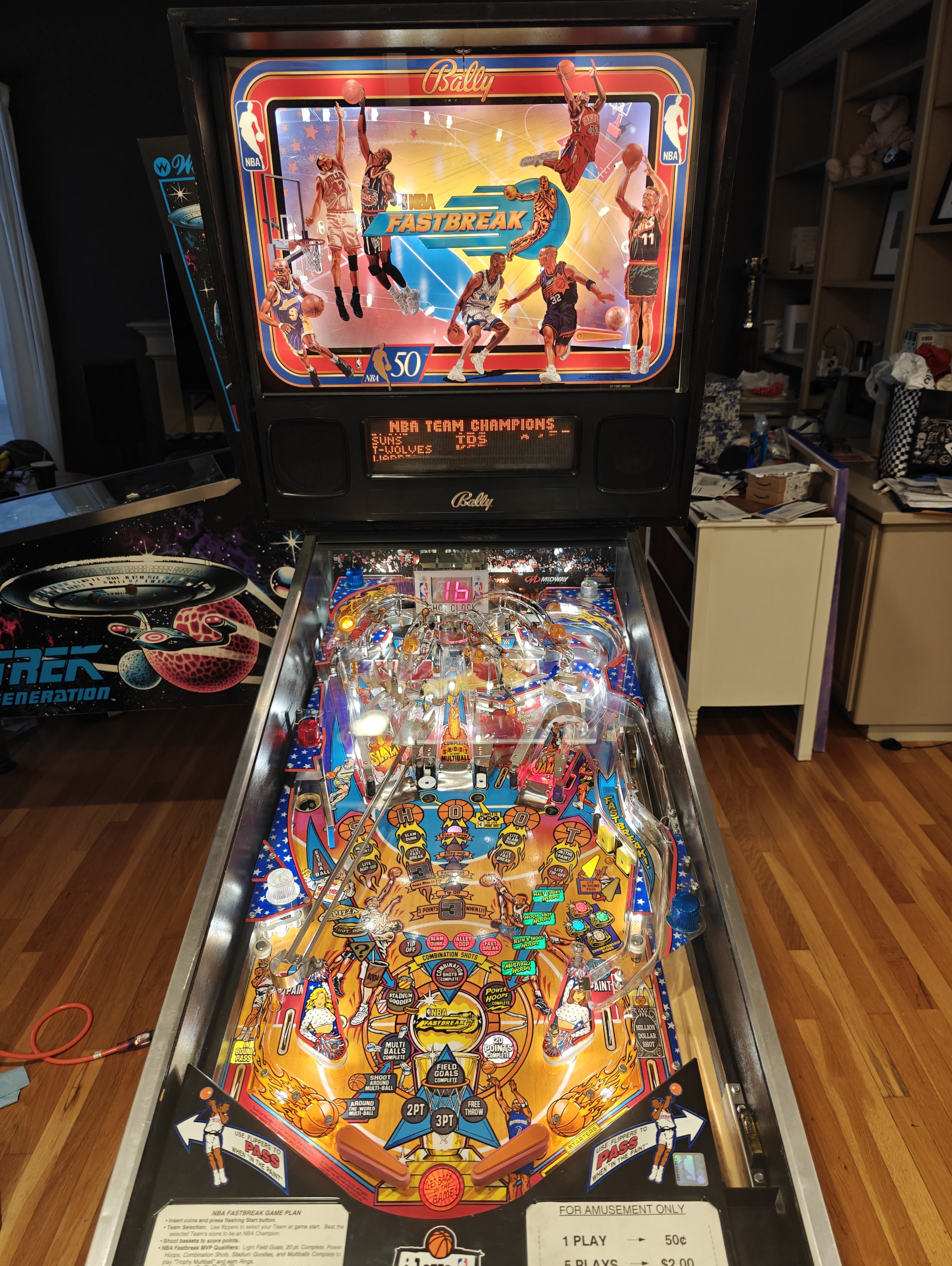 NBA Fastbreak pinball machine